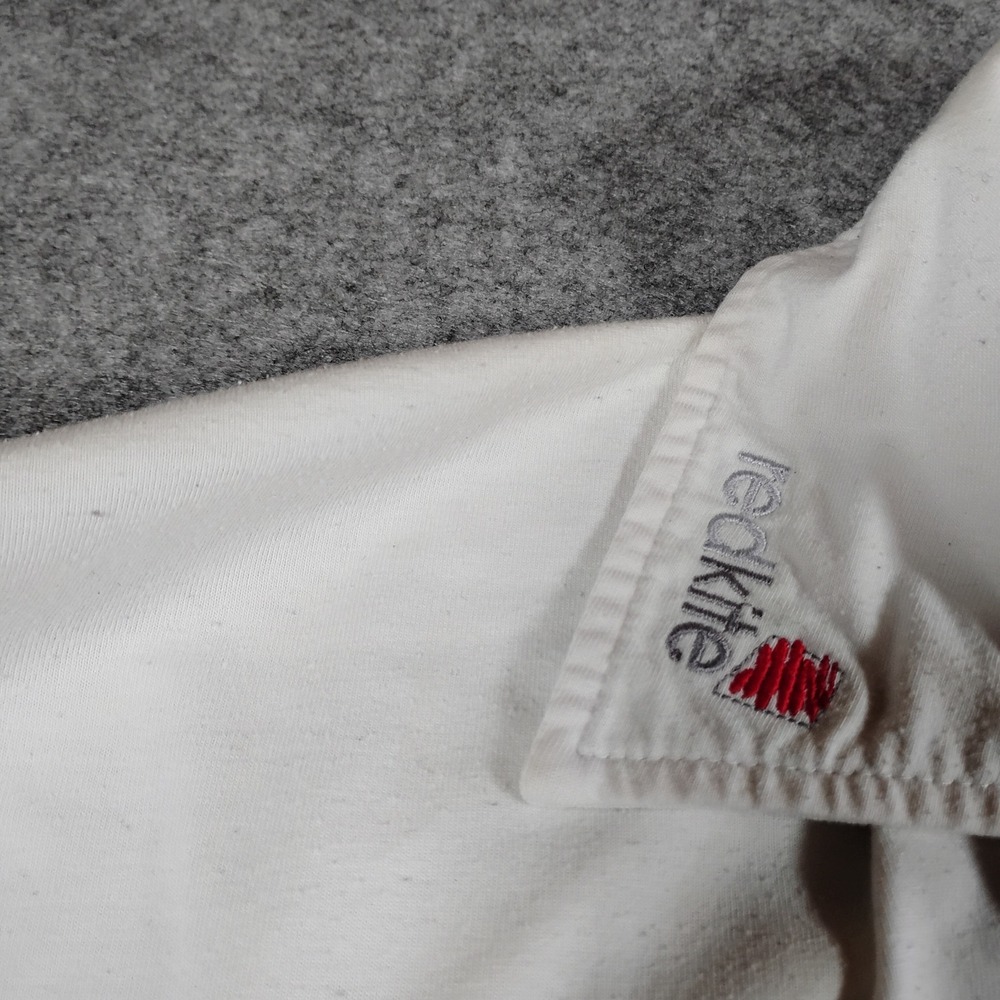 ISC Easts Cricket Mens White Short Sleeve Polo Shirt Sponsor Logos Size L - Picture 7 of 15